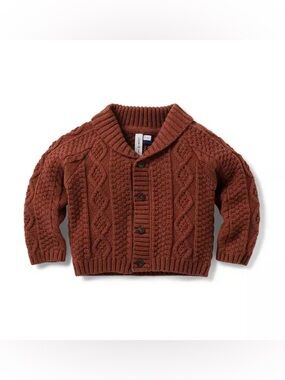 Janie and Jack Baby Cable Knit Shawl Collar
Cardigan size 12-18 months